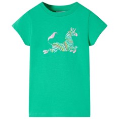 Tricou pentru copii, verde, 128 foto