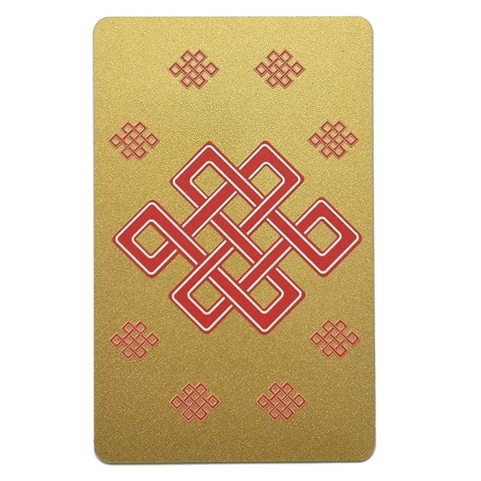Card feng shui cu Dragon si Sobolan, Mangusta in forma de cifra 8 si nodul mistic