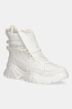 EA7 Emporio Armani pantofi culoarea bej, cu platformă, AF18611.7X000335