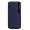 Husa flip din piele compatibila cu xiaomi redmi note 11 / poco m4 pro, e-fold, dark blue