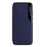 Husa flip din piele compatibila cu samsung galaxy a53 5g, e-fold, blue