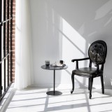 Cumpara ieftin Măsuță auxiliară Chill-Out, Negru- Gri inchis
