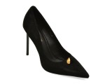 Pantofi eleganti EPICA PREMIUM negri, 2539, din piele intoarsa