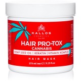 Kallos Hair Pro-Tox Cannabis masca de par regeneratoare cu ulei de canepa 275 ml