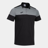 Cumpara ieftin Tricou polo cu maneca scurta pentru barbati Joma Crew V, negru gri, M - OUTLET