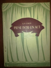 Piese intr-un act- A. P. Cevoh foto