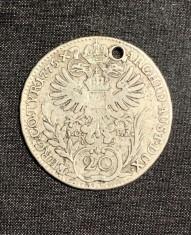 Moneda 20 kreuzer 1775 Austria