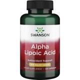 Acid Alfa Lipoic 300mg Swanson, 120 capsule - Antioxidant Forte, Detoxifiant Ficat, Supliment Diabet, Energie, Neuroprotector