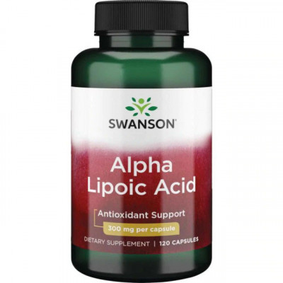 Acid Alfa Lipoic Forte 300mg Swanson 120cps foto