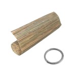 Gard/paravan din bambus natural, 5x1.5 m + cadou sarma zincata GartenVIP DiyLine, Artool