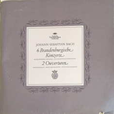 Disc vinil, LP. 6 Brandenburgische Konzerte, 2 Ouverturen. SET 3 DISCURI VINIL-Johann Sebastian Bach, Berliner P