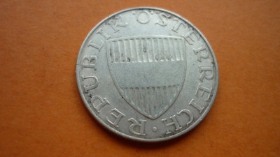 10 SCHILLING 1971 ARGINT ***** foto