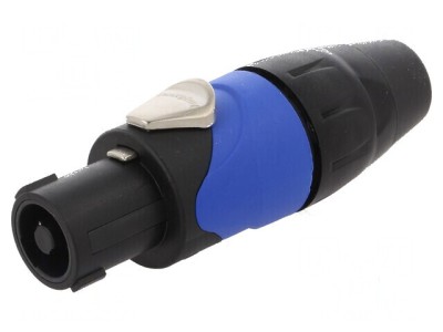 Conector difuzoare mufă mamă PIN 4 cablu 30A 133V foto
