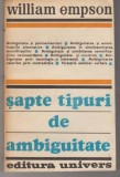 bnk ant William Emson - Sapte tipuri de ambiguitate