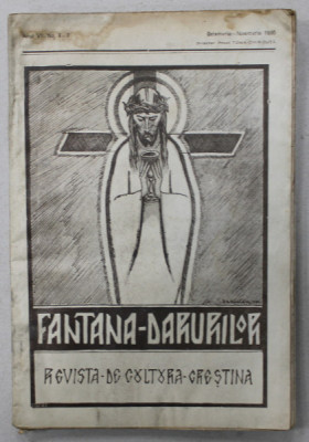 FANTANA DARURILOR , REVISTA DE CULTURA CRESTINA , Nr. 8-9 , 1935 foto