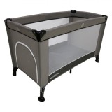 Tarc Pătuț Copii, Honeybaby, Model Cu Fereastră, Dimensiuni 120x65x78 cm, Gri, Oem