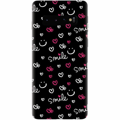 Husa silicon personalizata pentru Samsung Galaxy S10, Smile 101 foto