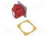 Conector alimentare AC, IEC 60309, IP44, 32A, 415V AC, 5 pini, AMPHENOL - 2CMA193187R1000