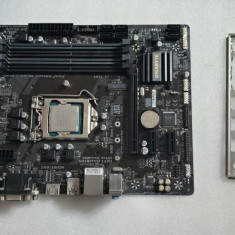 Placa de baza Gigabyte GA-B250M-DS3H, Socket 1151, DDR4 + Procesor I3 7100
