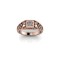 Inel de dama din aur roze 14K, piatra zirconiu - 50