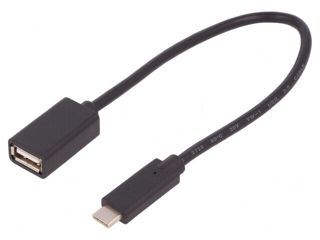 Cablu USB 2.0 A la USB C 0.25m