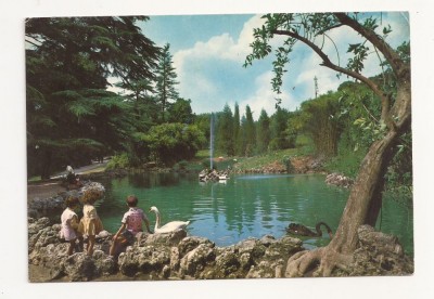 IT3-Carte Postala-ITALIA - Beneveto, Villa Comunale- Il Laghetto, circulata 1972 foto