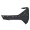 Grila bara protectie, spoiler Bmw X1 (F48), 2019-09.2022, montare fata, stanga, negru/negru, textura; cu locas ornamente, RapidAuto