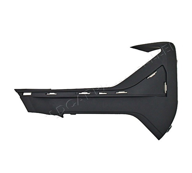 Grila bara protectie, spoiler Bmw X1 (F48), 2019-09.2022, montare fata, stanga, negru/negru, textura; cu locas ornamente, RapidAuto