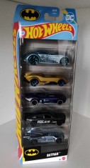 Machete HotWheels - 5-pack Batman set de 5 Hot Wheels 2025