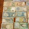Lot nr. 13 : Mixt de bancnote Romania si alte state - 25 bancnote