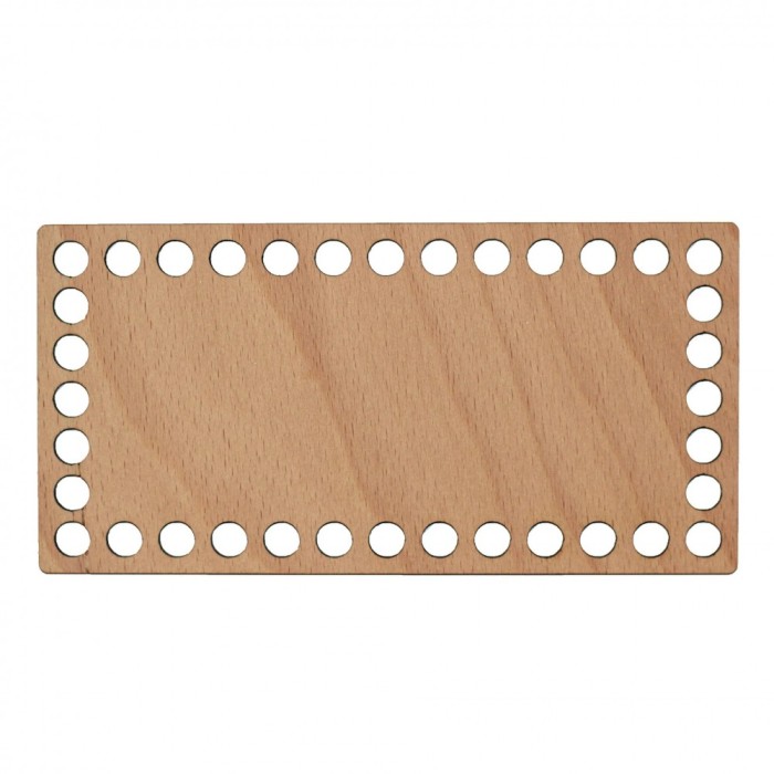 Baza din lemn pentru Crosetat - Dreptunghi - Fag - 20x10cm - 38o - 10mm Baza din lemn pentru Crosetat - Dreptunghi - Fag - 20x10cm - 38o - 10mm