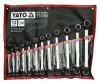 Set 12 chei inelare cu cot 6-32 mm YATO