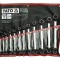 Set 12 chei inelare cu cot 6-32 mm YATO
