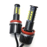Led marker H8 128W Can Bus cu leduri Cree BMW E60/E61 seria 5 LCI > 2008 to 2010, BMW E60/E61 M5 LCI