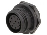 Conector Circular Mamă 10-PIN IP68 50V