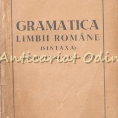 Gramatica Limbii Romane (Sintaxa) - Manuale Pentru Clasele VI-VII