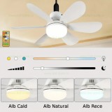 VENTILATOR LUSTRA CU LUMINA LED SI TELECOMANDA,SUPER RACOARE SI LUMINA,GADGET SUPER!