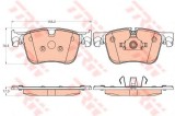 Set placute frana,frana disc PEUGEOT 308 II SW (2014 - 2016) TRW GDB2035