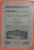 Anuarul LXVIII. al liceului ortodox roman Andrei Saguna din Brasov, pe al 82-lea an scolar 1931-1932