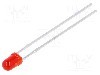 Dioda LED, 3mm, ro&amp;#351;ie, 2...4mcd, {{Curent diode LED}}, {{Tensiune de lucru}}, KINGBRIGHT ELECTRONIC - L-937IID