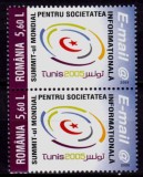 RO 2005 LP 1696 ,&quot;Summit-ul Soc. Info. Tunis &quot;, serie pereche V , MNH, Nestampilat