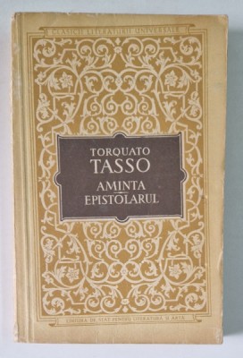 AMINTA EPISTOLARUL de TORQUATO TASSO , 1956 foto