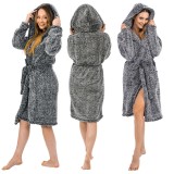 Halat de baie Fluffy grey S/M