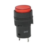 Indicator semnalizare industrial LED rosu 24V &Oslash; 16mm Breckner Germany