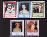 Insulele Cayman 1986 - Regina Elisabeta II, serie neuzata