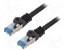 Cablu patch cord, Cat 6a, lungime 5m, S/FTP, LOGILINK - CQ4073S foto
