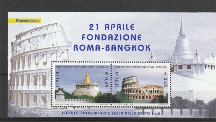 Serie comuna Roma Bangkok ,Italia .