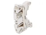 Terminal de &Icirc;mbinare Șine 0,5-4mm&sup2; 2 Borne Gri 6mm