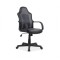 Scaun birou copii SL Cruz, piele ecologica, cadru polipropilena, rotire 360&deg;, pivotant, 80 kg, negru/gri