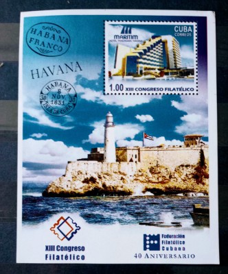 Cuba 2004 faruri ,hotel bloc nestampilat foto